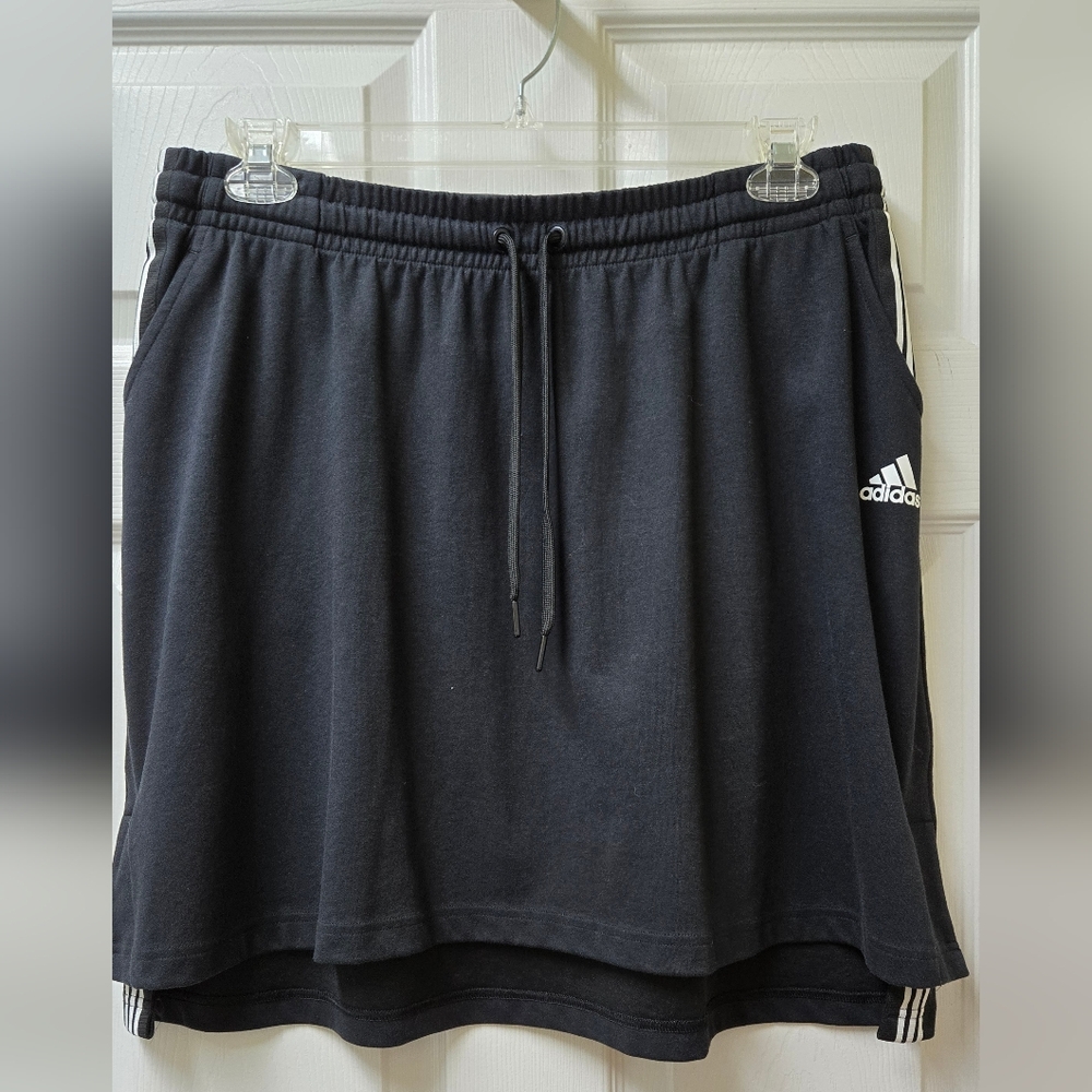 Adidas Black Athletic Skirt XL Super Cute!